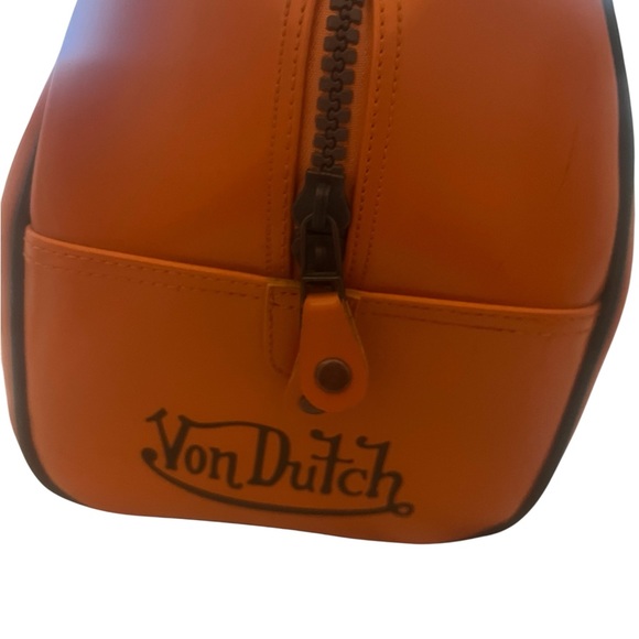 Von Dutch Bold Orange Travel Bag - Picture 3 of 9